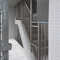 横浜市阪東橋マンション 階段アルミフェンス製作取付工事のサムネイル