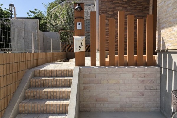 住宅玄関アプローチ工事