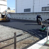 佐野市docomo shop様 パーコラ鉄骨・外構工事のサムネイル