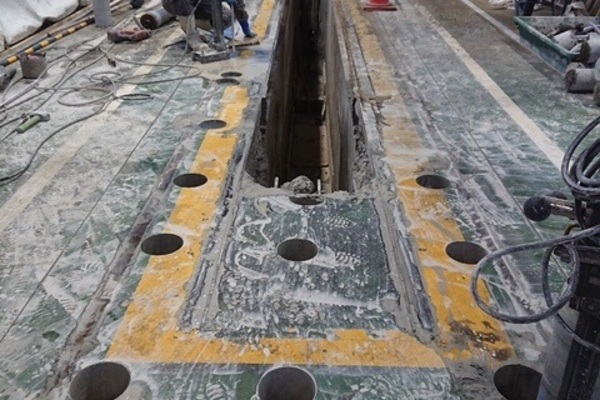 某大型修理工場のピット改修工事が完了致しました！