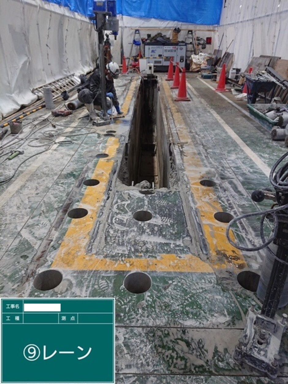某大型修理工場のピット改修工事が完了致しました！のサムネイル