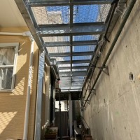 横浜市　駐車場　鉄骨工事が完了致しました！のサムネイル