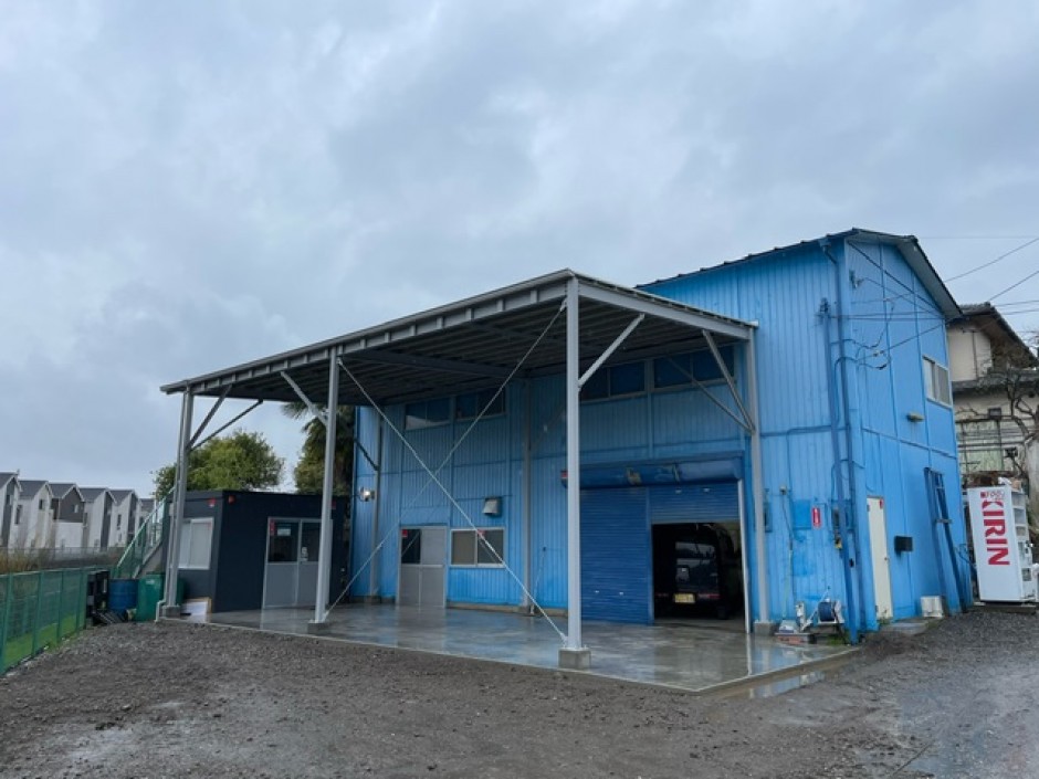 相模原市　自動車整備工場　土間工事～鉄骨工事のサムネイル