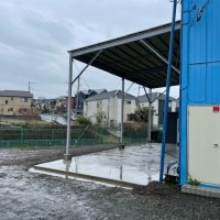 相模原市　自動車整備工場　土間工事～鉄骨工事のサムネイル