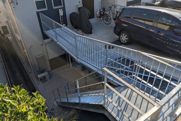 横浜市　N様邸　鉄骨工事